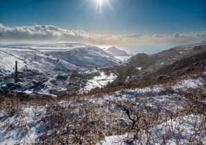 Professional photographic landscape photograph of Cornish scenery taken by a professional photographer near Penzance